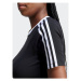 Adidas Tričko 3-Stripes Baby IU2532 Čierna Slim Fit