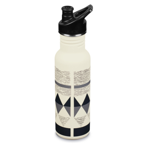 Fľaša Klean Kanteen Classic 532 ml Sport Cap Farba: béžová