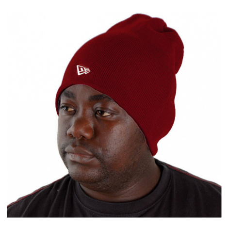 New Era Basic Long Knitt Beanie Maroon