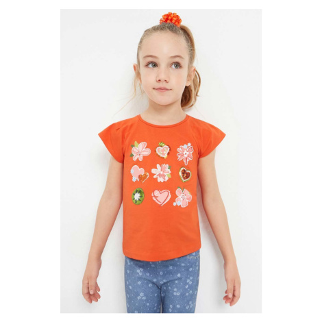 Detské tričko Mayoral oranžová farba