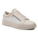 Calvin Klein Sneakersy Low Top Lace Up W/Zip Mono HM0HM01059 Béžová