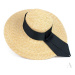 Béžový slamený klobúk Moi Lolita