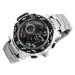 Pánske hodinky PERFECT - A896 (zp260a) - silver/black