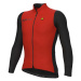 ALÉ Cyklistická zateplená bunda - FONDO 2.0 SOLID - čierna/červená