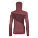 Ortovox mikina Fleece Grid Hoody W mountain rose