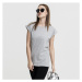 Dámske tričko Urban Classics Ladies Extended Shoulder Tee grey