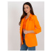 NEÓNOVO-ORANŽOVÉ DÁMSKE SAKO S KVETINOU TW-ZT-BI-1071.15-FLUO ORANGE