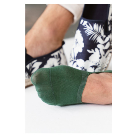 Pánske bavlnené ponožky so silikónom 058 SVĚTLE BÉŽOVÁ Steven