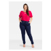 Karko Woman's Trousers Z786 Navy Blue