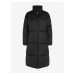 Čierny dámsky prešívaný kabát Tommy Hilfiger New York Puffer Maxi