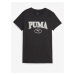 Čierne dámske tričko Puma Squad