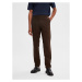 Selected Homme Chino nohavice 16087663 Hnedá Slim Fit