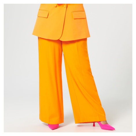 Sinsay - Oblekové nohavice - Oranžová