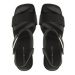 Tommy Hilfiger Sandále Hardware Wedge Sandal FW0FW07074 Čierna