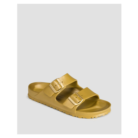 Dámske Zlaté šľapky Birkenstock Arizona Eva Narrow