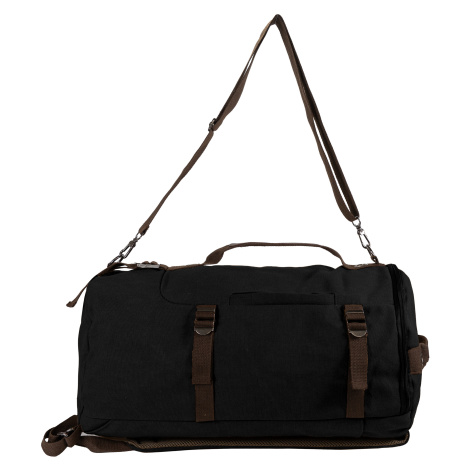 SPORT plátený batoh / cestovná taška - 24,5 L - čierna