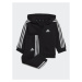 Adidas Tepláková súprava Essentials Full-Zip Hooded Jogger Set HR5866 Čierna Regular Fit