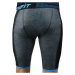 Sivé pánske šortky Adidas Techfit Chill Short Tights S27030