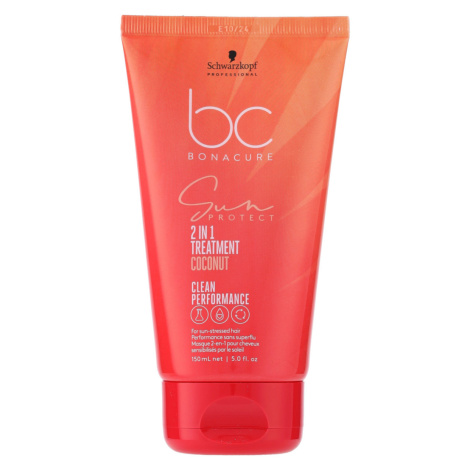 Kúra 2v1 pre slnkom zaťažované vlasy Schwarzkopf Professional BC Bonacure Sun Protect - 150 ml (