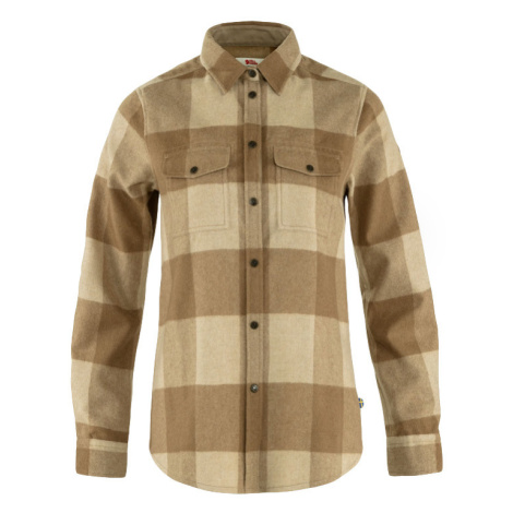 Fjällräven Canada Shirt LS W Brown-Light Beige