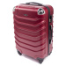 Tmavočervený škrupinový cestovný kufor &quot;Premium&quot; - veľ. XL