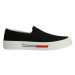 Tommy Hilfiger TOMMY JEANS SLIP ON CANVAS Pánske nízke tenisky, čierna, veľkosť