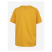 Žlté dámske tričko s potlačou Superdry