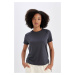 DeFactoFit Crop Crew Neck Athlete Modal Short Sleeve T-Shirt