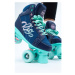 Rio Roller Lumina Adults Quad Skates - Navy / Green - UK:6A EU:39.5 US:M7L8