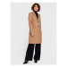 Calvin Klein Vlnený kabát Essential K20K204636 Béžová Regular Fit