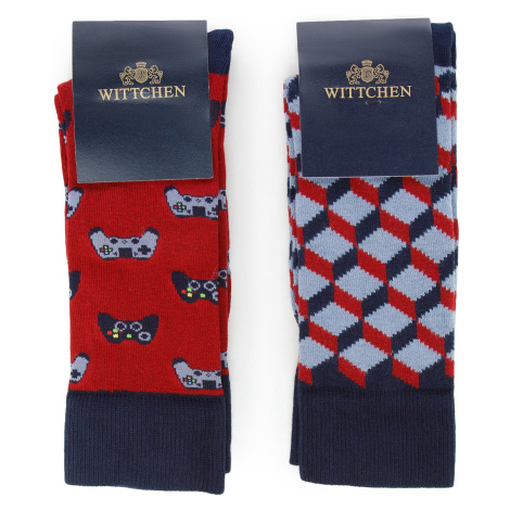 2 páry štýlových ponožiek v darčekovej krabičke Wittchen