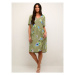 Cream Každodenné šaty Rosina 10611491 Zelená Regular Fit