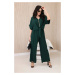 Set of blouses with trousers dark green