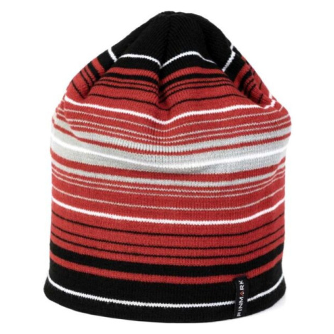 Finmark FC2215 Zimná pletená čiapka, červená, veľkosť