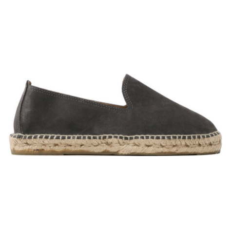 Manebi Espadrilky Suede Flat Espadrilles W 1.0 C0 Sivá