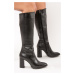 Fox Shoes Women's Black Boots