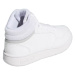 Juniorská rekreačná obuv ADIDAS Hoops 3.0 Mid K cloud white cloud white grey two