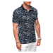 Edoti Printed Men's Polo Shirt