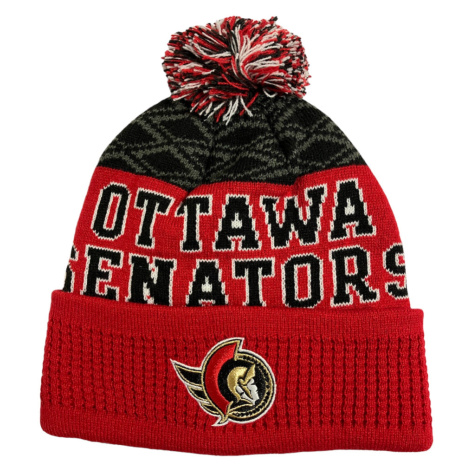 Ottawa Senators detská zimná čiapka Puck Pattern Cuffed