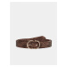 Brown belt with animal pattern ONLY Rasma - Women