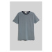 TRIČKO GANT 4-COL OXFORD SLIM SS T-SHIRT DUSTY BLUE SEA