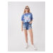 LC Waikiki Standard Fit Ripped Detailed Women's Jean Shorts