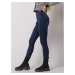 TMAVOMODRÉ DÁMSKE SKINNY DŽÍNSY NM-SP-L56.71-DARK BLUE