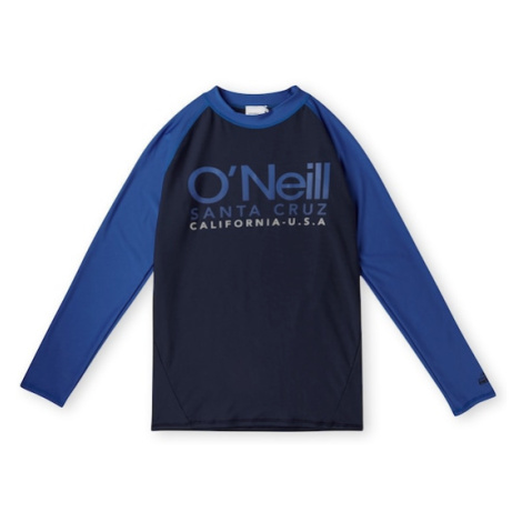 O'NEILL Funkčné tričko 'Cali'  modrá melírovaná / biela