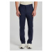 NOHAVICE GANT SLIM COT/LINEN SUIT PANTS MARINE