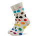 Happy Socks Ponožky Vysoké Unisex P000501 Béžová