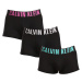 3PACK pánske boxerky Calvin Klein čierne (NB3608A-LXR)