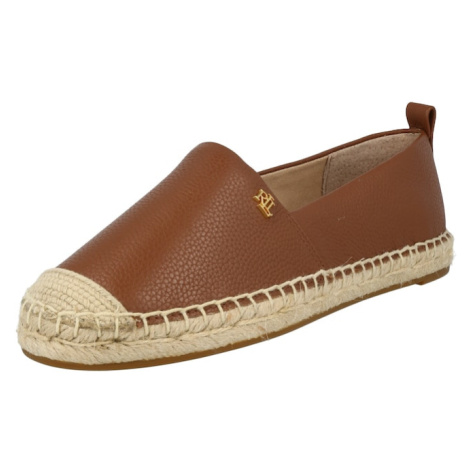 Lauren Ralph Lauren Espadrilky  béžová / hnedá / zlatá