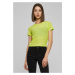 Women's Short Fishnet T-Shirt Frozen Yellow