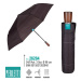 PERLETTI TIME Pánsky automatický dáždnik Scottish / hnedý tmavý, 26284